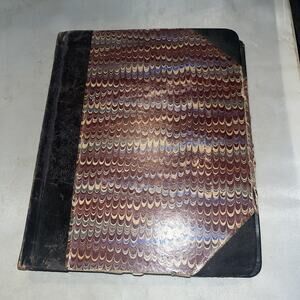 C1900 Pratt Institute Sewing Sample Book Needlework Fabric Swatch OOAK